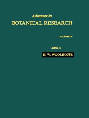 cover image of Advances in Botanical Research